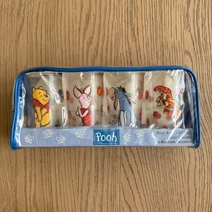 NEVER USED Vintage Anchor Hocking Winnie the Pooh Glass Set